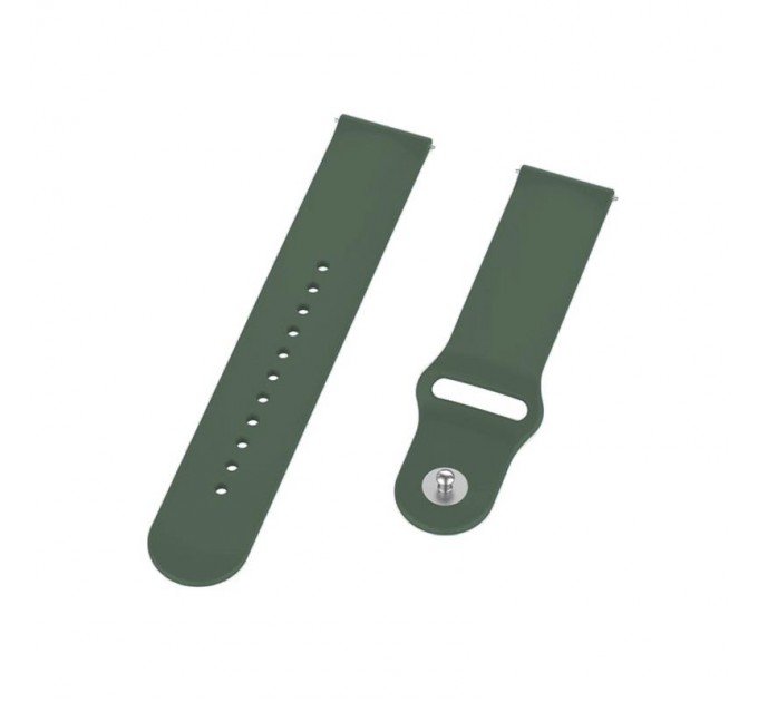 BeCover Силіконовий ремінець BeCover для Samsung Galaxy Watch 46mm/Watch 3 45mm/Gear S3 Classic/Gear S3 Frontier Pine-Green (706322)