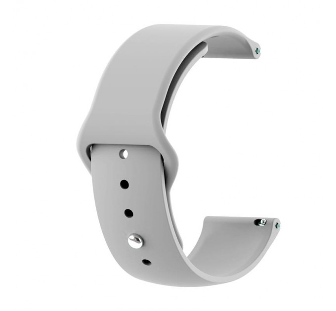 BeCover Силіконовий ремінець BeCover для Xiaomi Amazfit Bip/Bip Lite/Bip S Lite/GTR 42mm/GTS/TicWatch S2/TicWatch E Gray (706200)