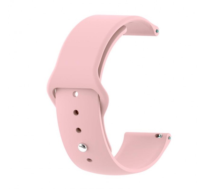 Силіконовий ремінець BeCover для Xiaomi iMi KW66/Mi Watch Color/Haylou LS01/Watch S1 Active Pink (706350)
