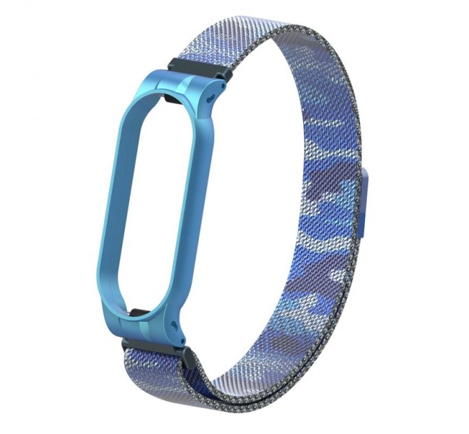 Armorstandart Ремінець Armorstandart Milanese Magnetic Band для Xiaomi Mi Band 5/Mi Band 6 Khaki Blue (ARM56856)