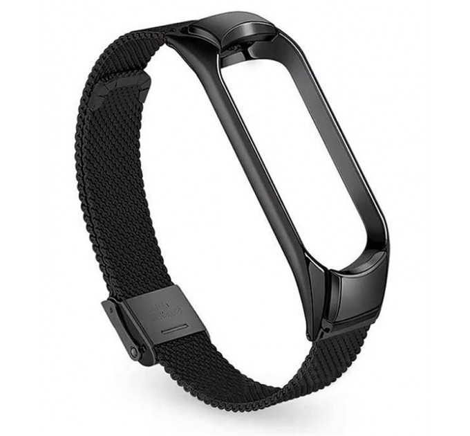 BeCover Ремінець BeCover Metal для Xiaomi Mi Smart Band 5/Mi Smart Band 6 Black (705146)