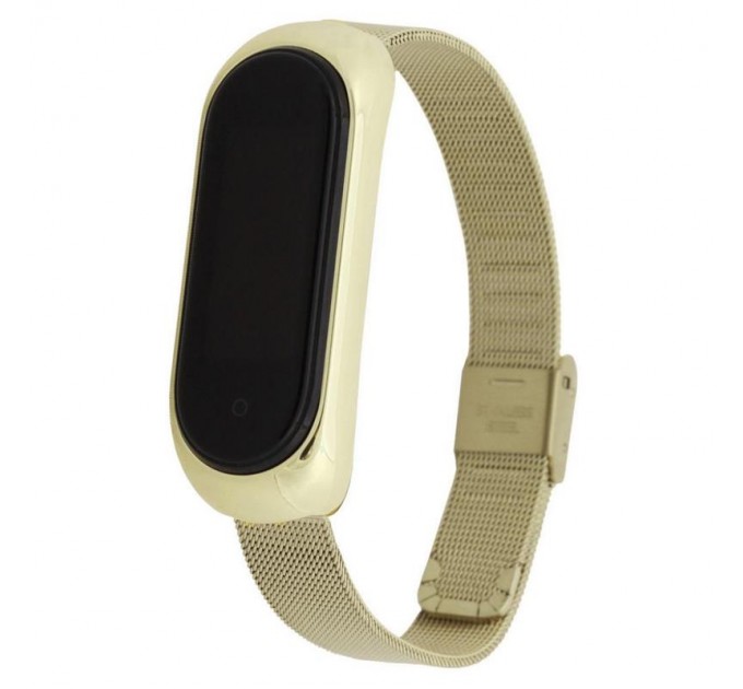BeCover Ремінець BeCover Metal для Xiaomi Mi Smart Band 5/Mi Smart Band 6 Gold (705148)