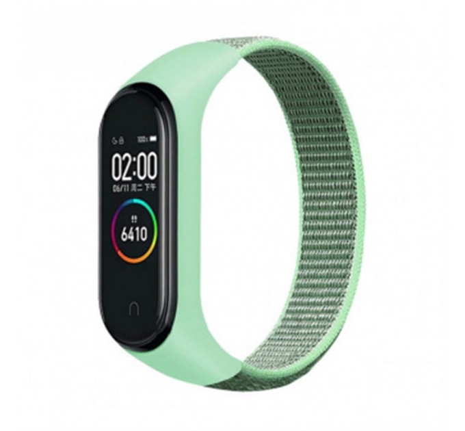 BeCover Ремінець BeCover Nylon Style для Xiaomi Mi Smart Band 5/Mi Smart Band 6 Mint (705426)
