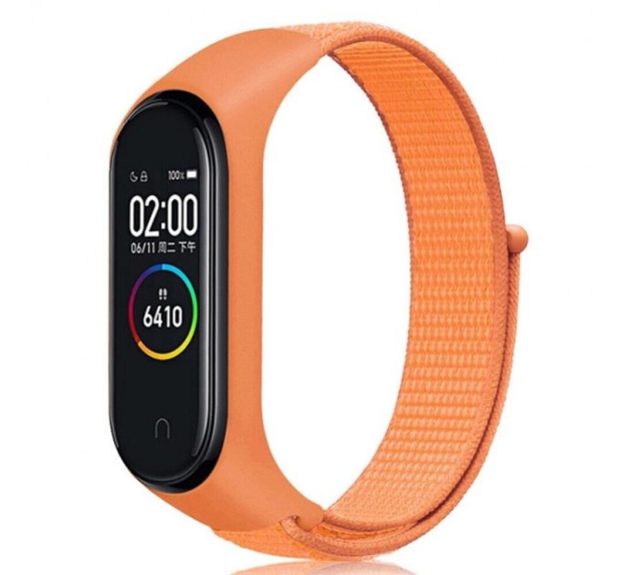 BeCover Ремінець BeCover Nylon Style для Xiaomi Mi Smart Band 7 Orange (707665)