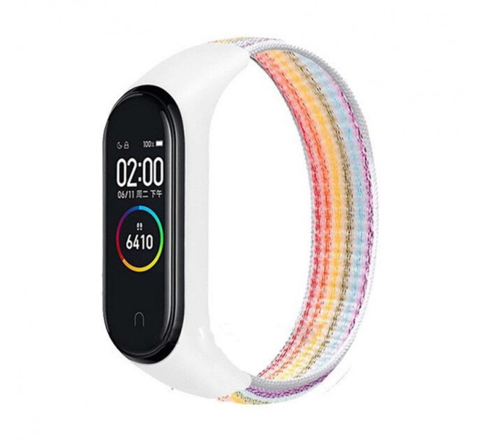 BeCover Ремінець BeCover Nylon Style для Xiaomi Mi Smart Band 7 Rainbow (707668)