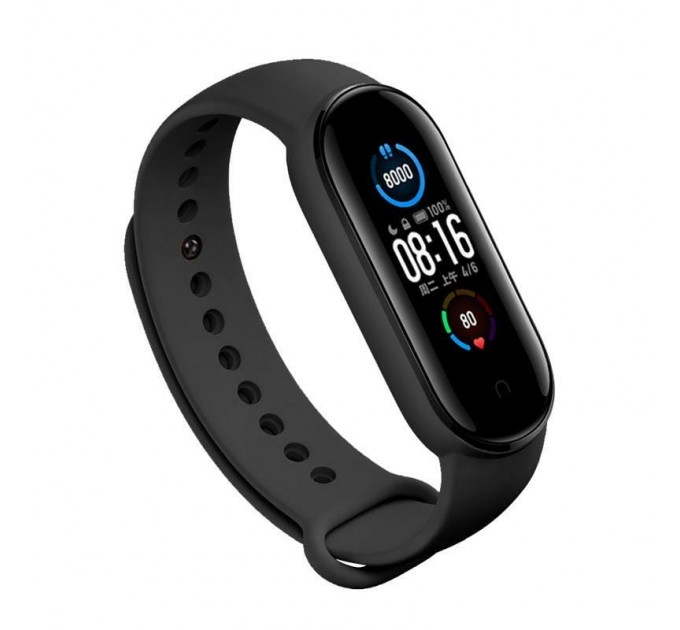 Ремінець BeCover для Xiaomi Mi Smart Band 5/Mi Smart Band 6 Black (705062)