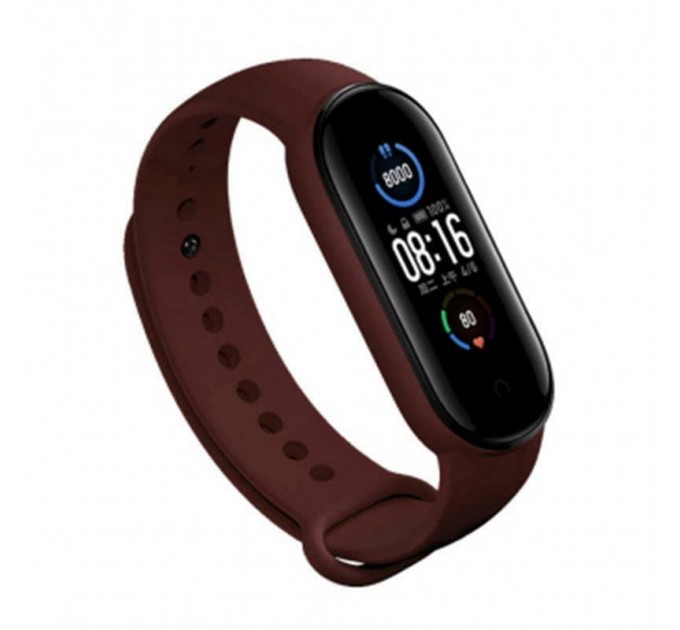 BeCover Ремінець BeCover для Xiaomi Mi Smart Band 5/Mi Smart Band 6 Red Wine (705557)