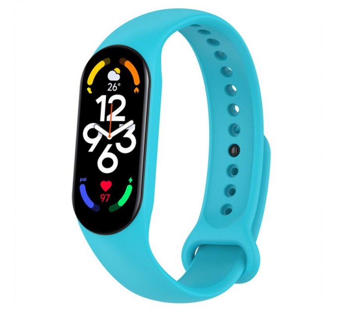 BeCover Силіконовий ремінець BeCover для Xiaomi Mi Smart Band 7 Light Blue (707488)
