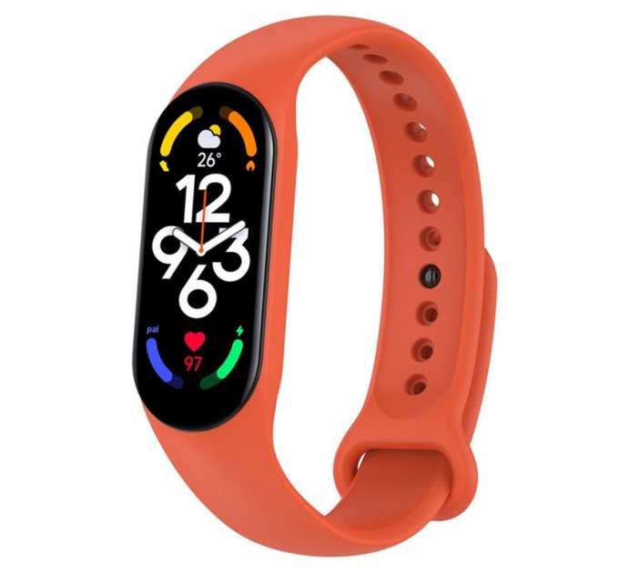 BeCover Силіконовий ремінець BeCover для Xiaomi Mi Smart Band 7 Orange (707482)