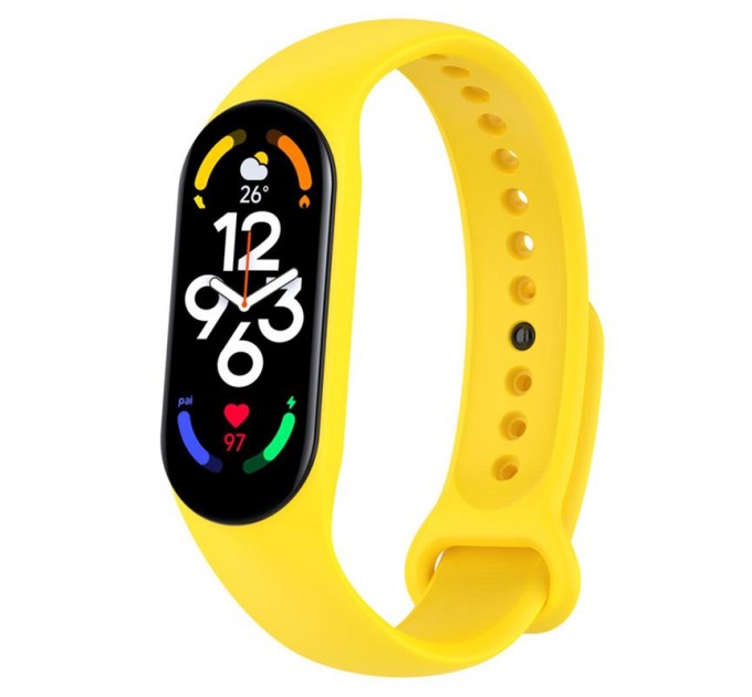 BeCover Силіконовий ремінець BeCover для Xiaomi Mi Smart Band 7 Yellow (707487)
