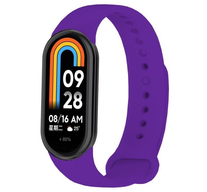 BeCover Силіконовий ремінець BeCover для Xiaomi Mi Smart Band 8 Dark Purple (709382)