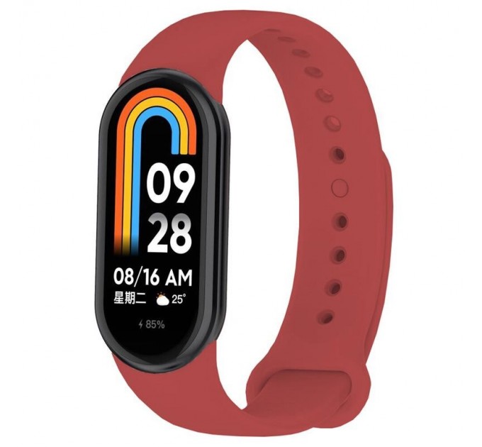 BeCover Силіконовий ремінець BeCover для Xiaomi Mi Smart Band 8 Dark Red (709385)