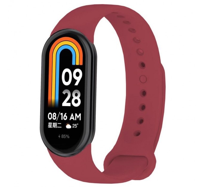 BeCover Силіконовий ремінець BeCover для Xiaomi Mi Smart Band 8 Red Wine (709411)