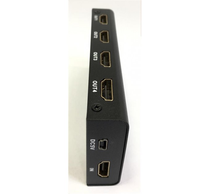 Atcom Розгалужувач (спліттер) Atcom (15190) HDMI 4 порти, підтримка UHD 4K