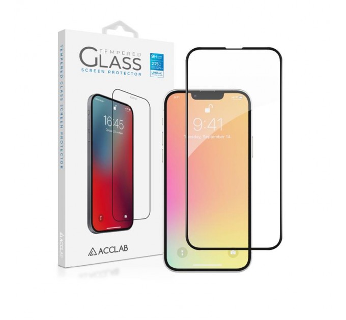 Захисне скло ACCLAB Full Glue для Apple iPhone 13 Pro Black (1283126515408)