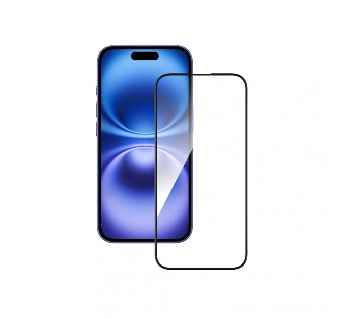 ACCLAB Захисне скло ACCLAB Full Glue для Apple iPhone 16 Black (1283126593253)