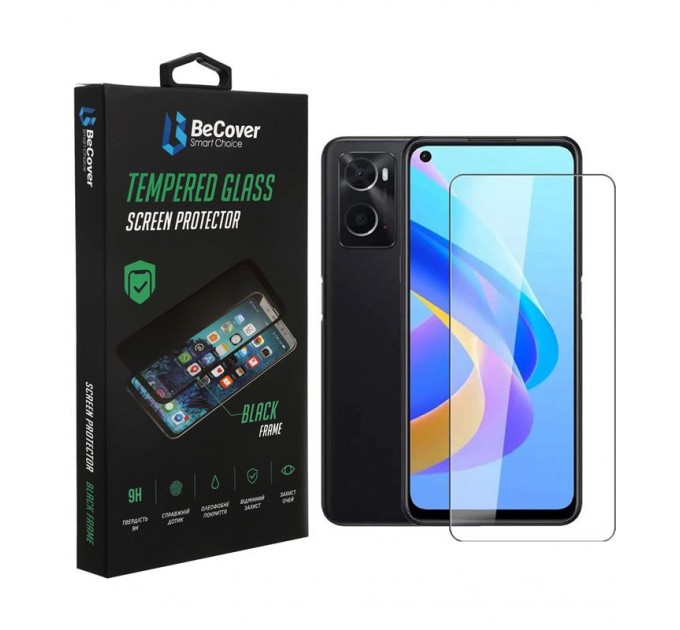 BeCover Захисне скло BeCover для Oppo A76 Crystal Clear (707849)