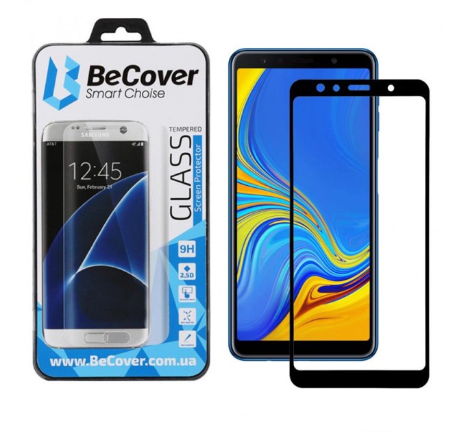 BeCover Захисне скло BeCover для Samsung Galaxy A7 (2018) SM-A750 Black (702948)