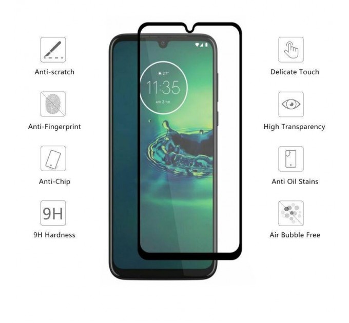 Захисне скло Drobak для Motorola Moto G8 Plus Black (454543)
