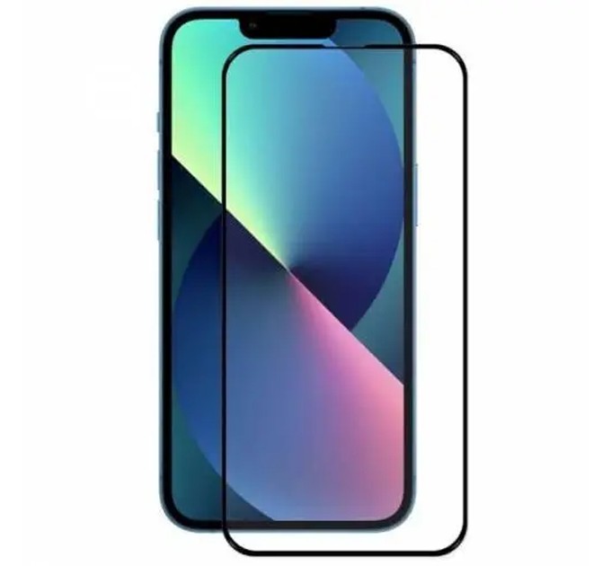 Noname Захисне скло для Apple iPhone 13 mini Black, 0.3 мм, 5D/10D (Z22165) без упаковки