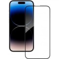 Noname Захисне скло для Apple iPhone 15/14 Pro Black, 0.3 мм, 5D/10D (Z26655) без упаковки