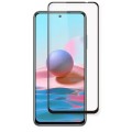 Noname Захисне скло для Xiaomi Redmi Note 10/Redmi Note 10S/Redmi Note 11 Black, Karerte Anti-static, 6D (Z26766) без упаковки