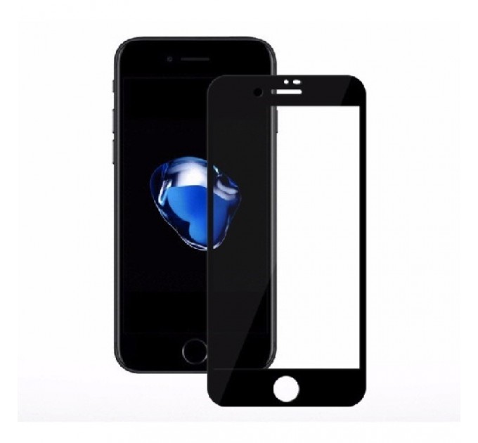 Noname Захисне скло для Apple iPhone SE 2020/8/7 Black, 0.3мм, 4D ARC, Люкс (Z15307)