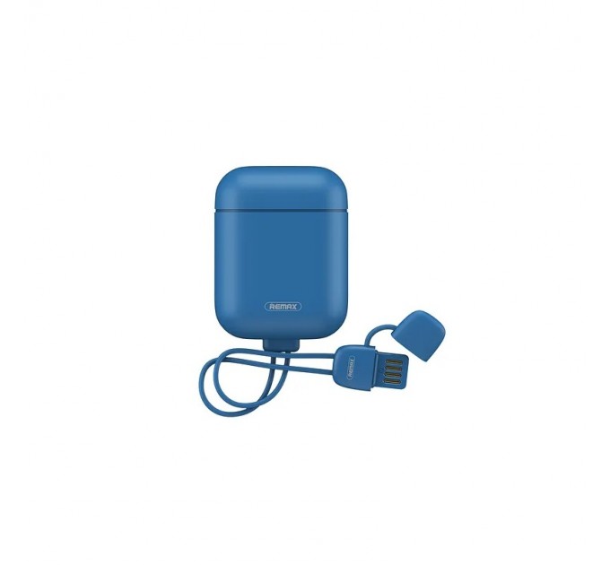 Remax Чохол Remax RC-A6 Airpod charger для Apple AirPods Blue (6954851232353)