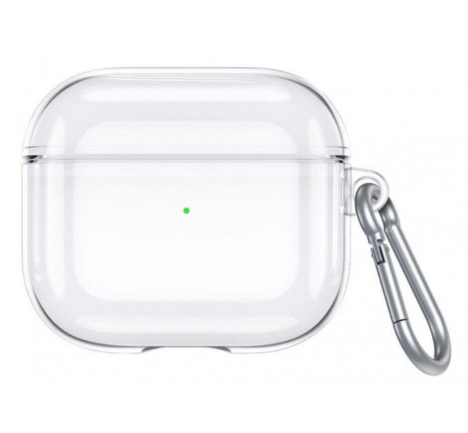 Чохол Usams US-BH740 Silicon для Apple AirPods 3 Transparent Black (BH740AP02)