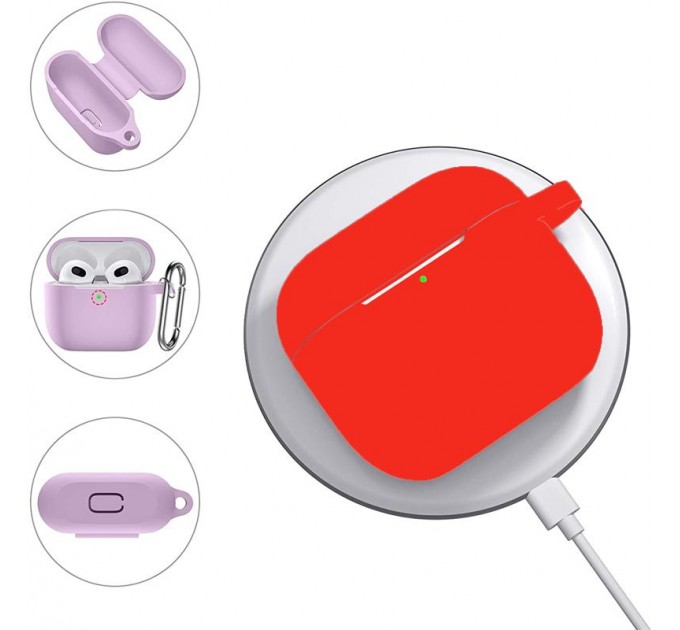 BeCover Чохол для навушників BeCover для Apple AirPods (3nd Gen) Red (707186)