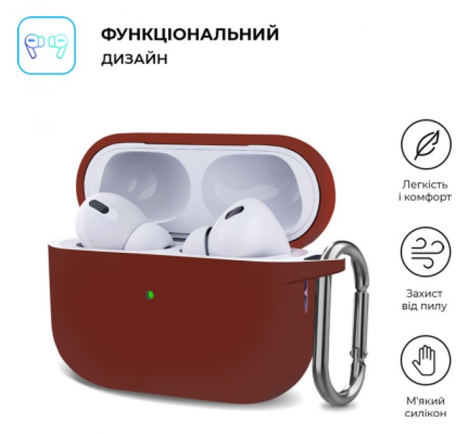 Armorstandart Чохол для навушників Armorstandart Hang Case для Apple AirPods Pro 2 Scarlet (ARM68599)