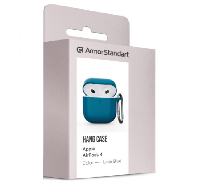Armorstandart Чохол для навушників Armorstandart Hang Case для Apple AirPods 4 Lake Blue (ARM81281)