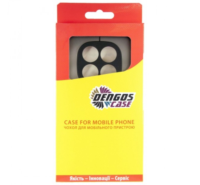 Dengos Чохол до мобільного телефона Dengos Kit Xiaomi Redmi Note 14 Pro case Matte + glass (Black) (DG-KM-128)