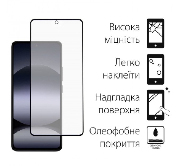 Dengos Чохол до мобільного телефона Dengos Kit Xiaomi Redmi Note 14 case Carbon + glass (Purple) (DG-KM-129)