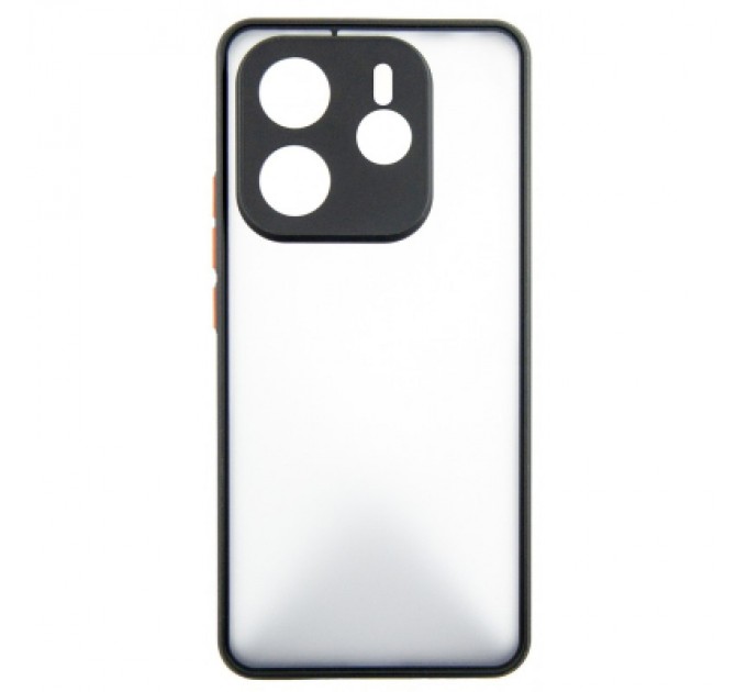 Dengos Чохол до мобільного телефона Dengos Kit Xiaomi Redmi Note 14 case Matte + glass (Black) (DG-KM-127)