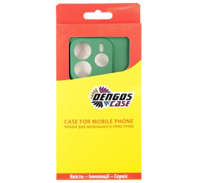 Dengos Чохол до мобільного телефона Dengos Kit Xiaomi Redmi Note 14 case Soft + glass (Mint) (DG-KM-131)