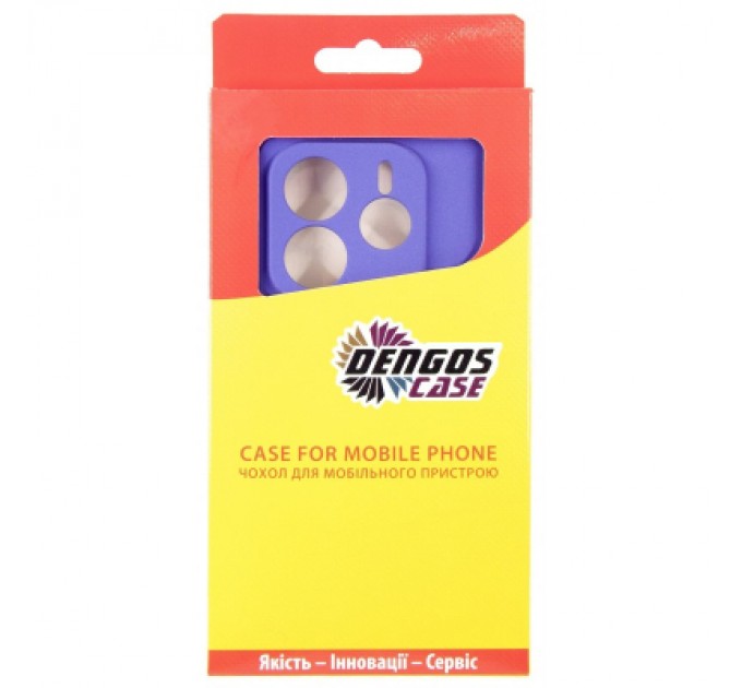 Dengos Чохол до мобільного телефона Dengos Carbon Xiaomi Redmi Note 14 (purple) (DG-TPU-CRBN-221)