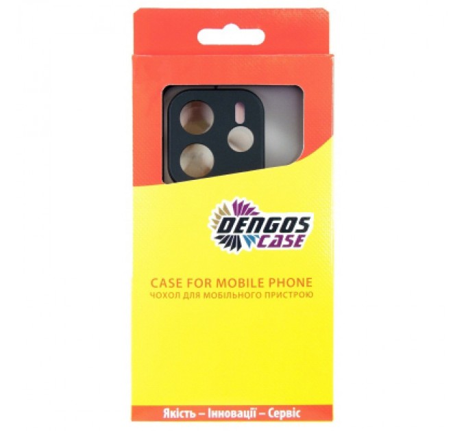 Чохол до мобільного телефона Dengos Matte Xiaomi Redmi Note 14 (Black) (DG-TPU-MATT-155)