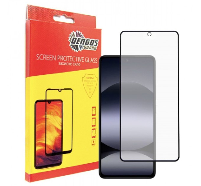 Dengos Скло захисне Dengos Full Glue Xiaomi Redmi Note 14 (black) (TGFG-381)
