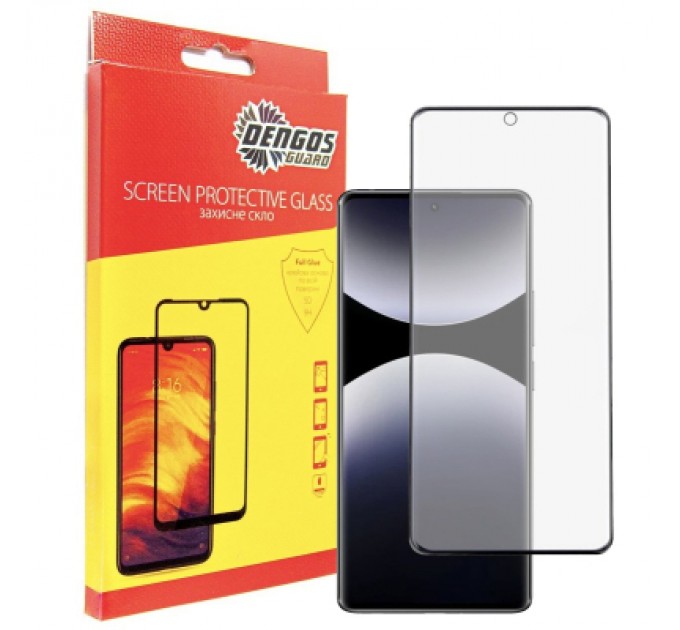 Dengos Скло захисне Dengos Full Glue Xiaomi Redmi Note 14 Pro (black) (TGFG-382)