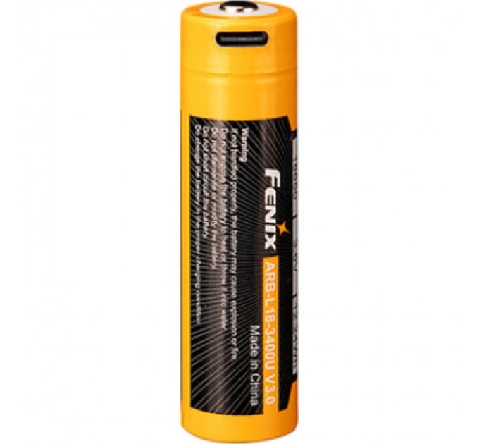 Fenix Акумулятор Fenix 18650 (3400 mAh) Type-C (ARB-L18-3400U-V30)