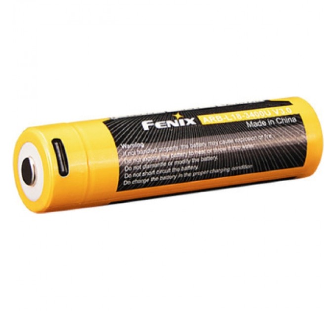 Fenix Акумулятор Fenix 18650 (3400 mAh) Type-C (ARB-L18-3400U-V30)