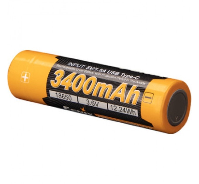 Fenix Акумулятор Fenix 18650 (3400 mAh) Type-C (ARB-L18-3400U-V30)