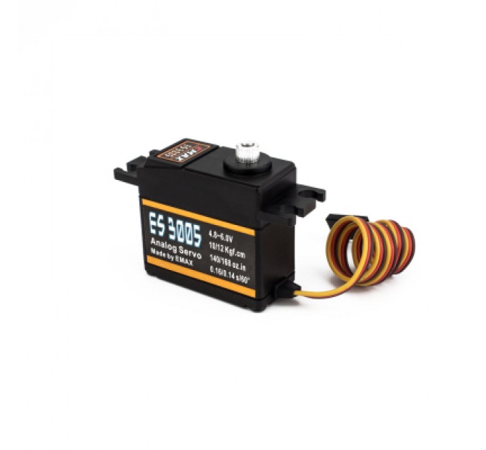 Emax Сервопривід для дрона Emax ES3005 42g Metal Analog Servo for RC Airplane Waterproof (0102007001)