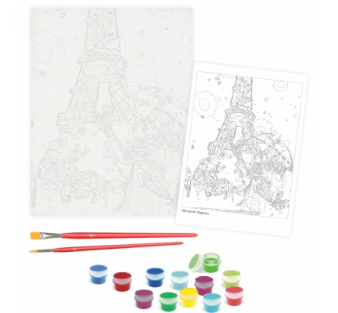 Rosa Картина по номерам Rosa Вечірній Париж 35 х 45 см (4823098529682)