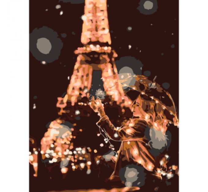 Rosa Картина по номерам Rosa Вечірній Париж 35 х 45 см (4823098529682)