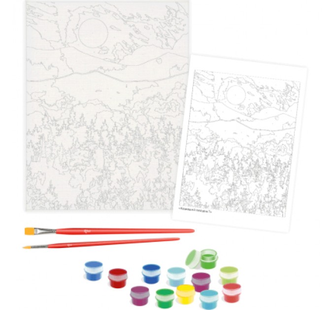 Rosa Картина по номерам Rosa Казковий пейзаж 1 35 х 45 см (4823098529798)