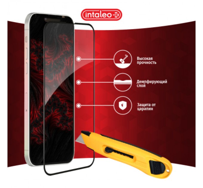 Скло захисне Intaleo Full Glue ESD Apple Iphone 13/13 Pro (1283126535598)