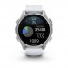 Garmin Смарт-годинник Garmin Fenix 8 43mm AMOLED Silver with Whitestone Silicone (010-02903-06)