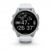 Garmin Смарт-годинник Garmin Fenix 8 43mm AMOLED Silver with Whitestone Silicone (010-02903-06)